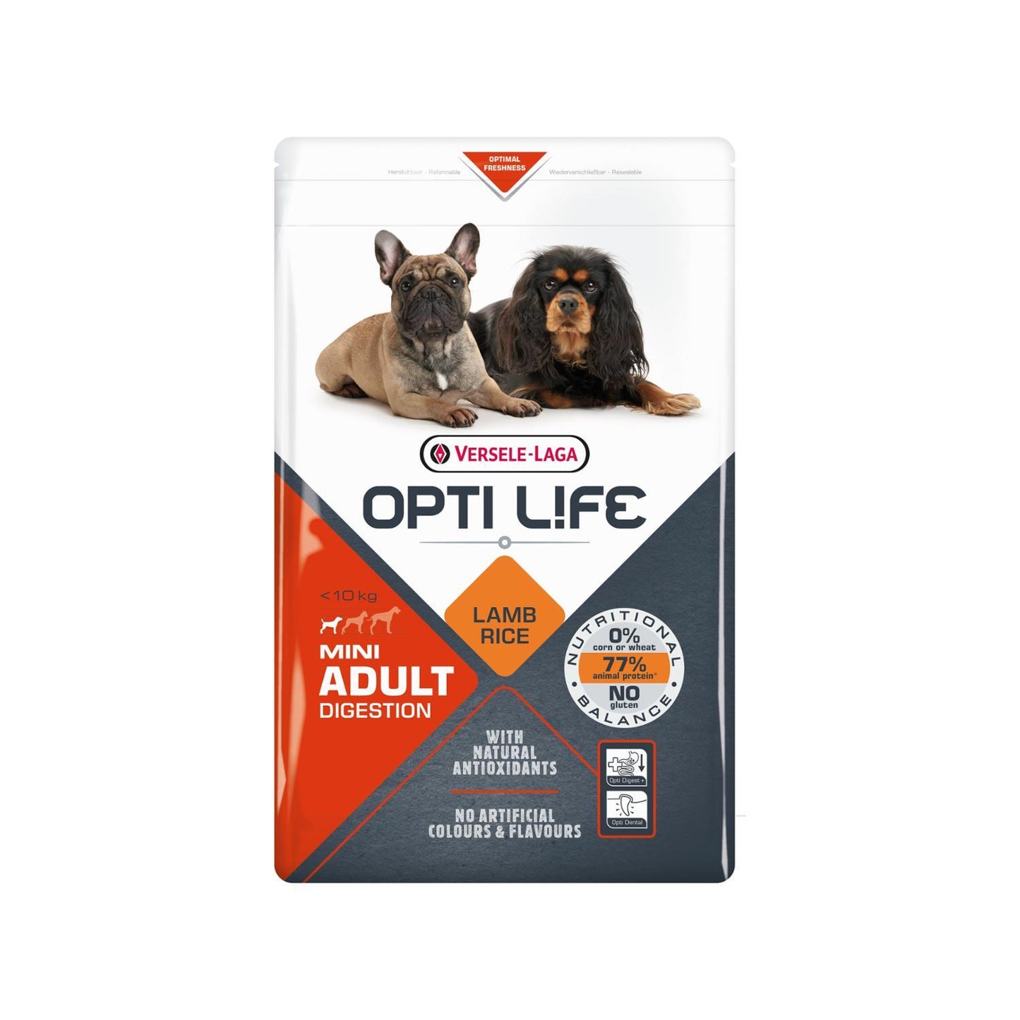 OPTI LIFE Adult Digestion Mini Αρνί/ρύζι