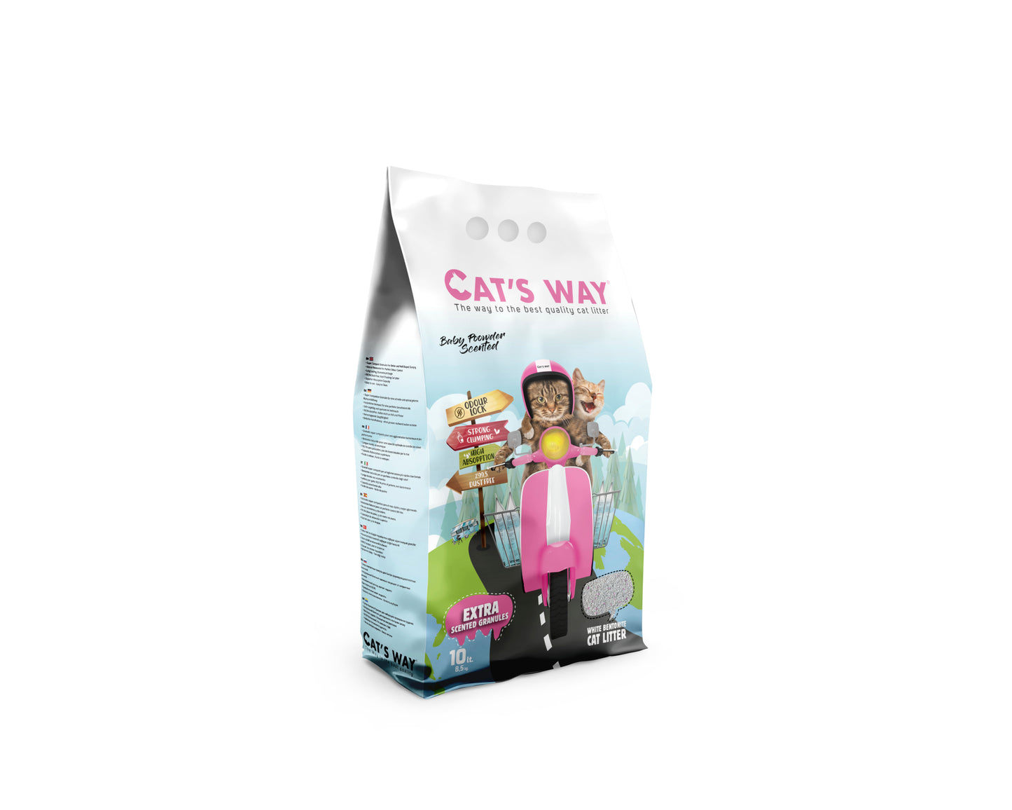 CAT'S WAY Baby Powder Άμμος Γάτας Μπετονίτης