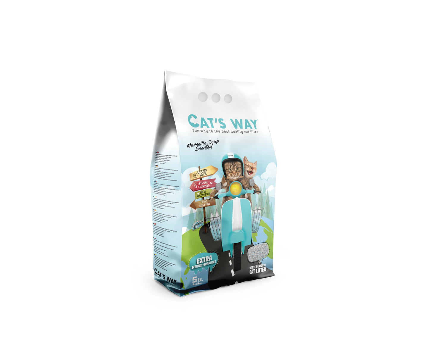 CAT'S WAY Marseille Soap Άμμος Γάτας Μπετονίτης