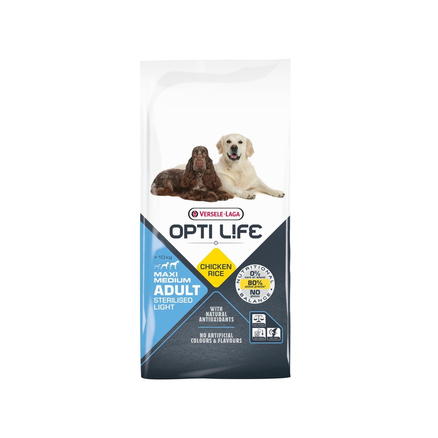 Opti Life Adult Light / Sterilised Medium & Maxi 12.5kg