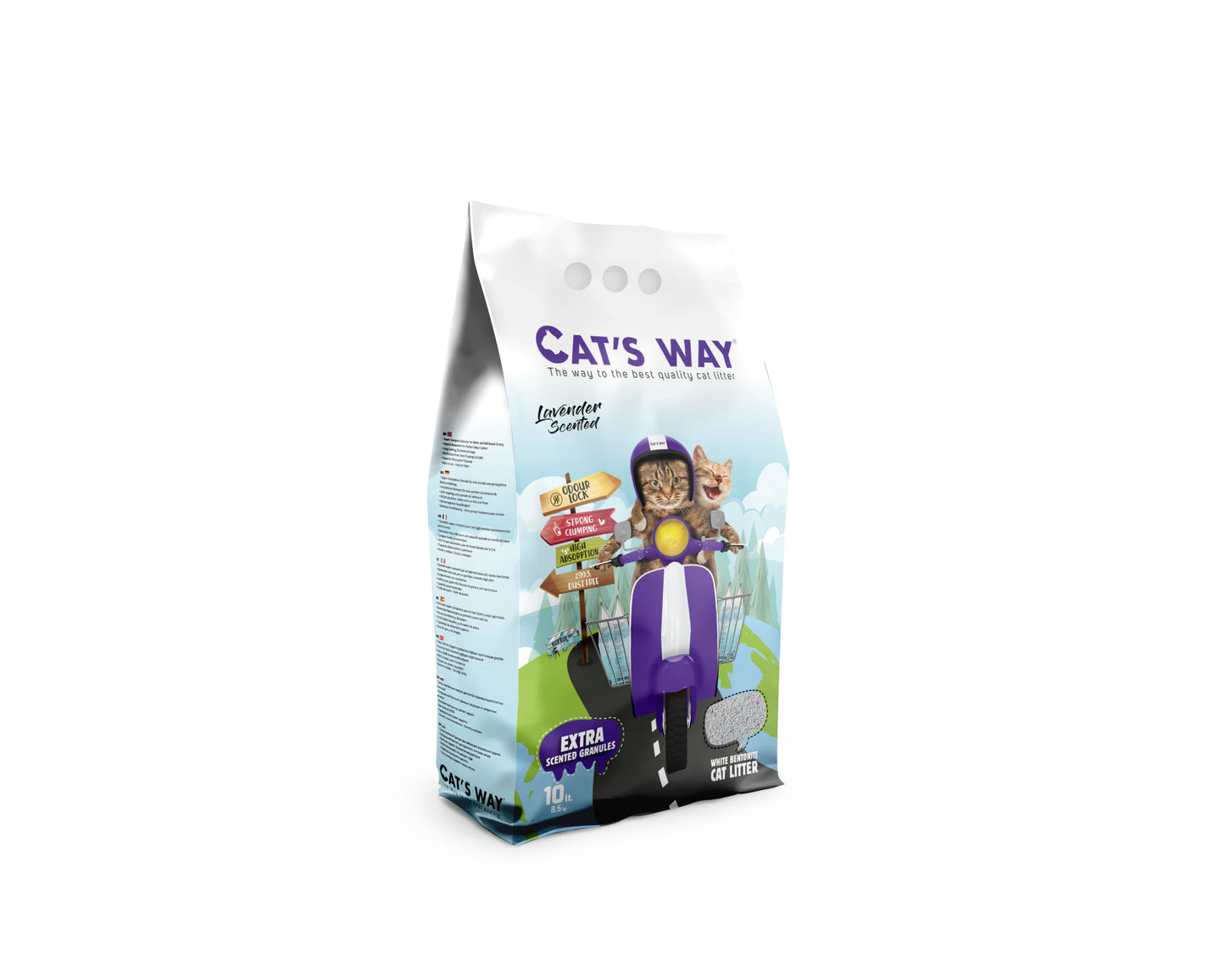 CAT'S WAY Lavender Άμμος Γάτας Μπετονίτης