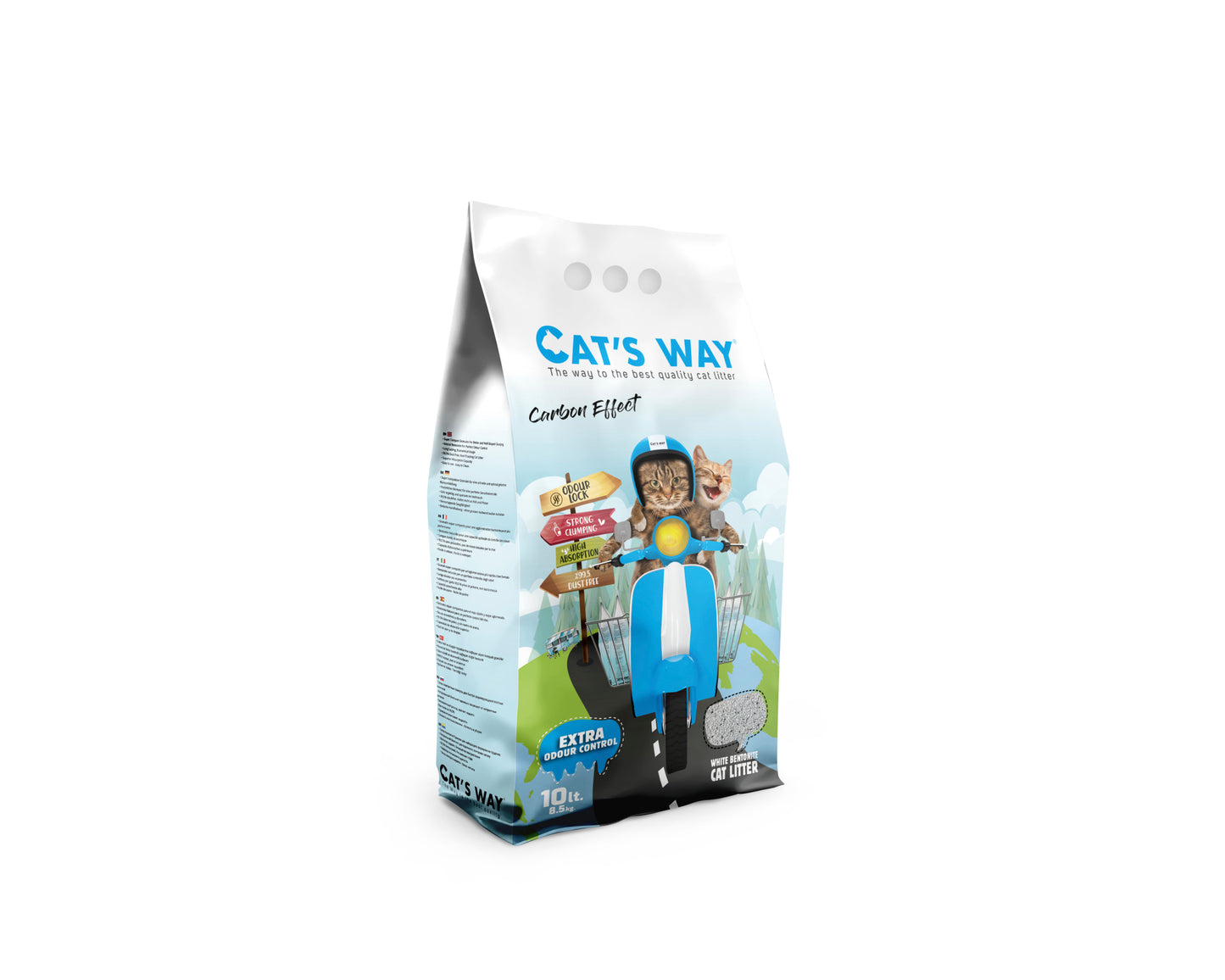 Cat's Way Carbon Effect Άμμος Γάτας Μπετονίτης