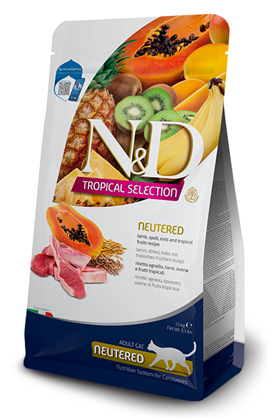 N&D CAT TROPICAL SELECTION LAMB NEUTERED 300 gr