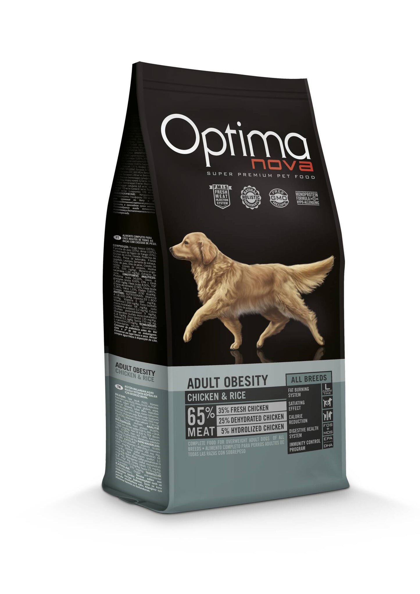 Optima Nova Adult Obesity Chicken & Rice 12kg