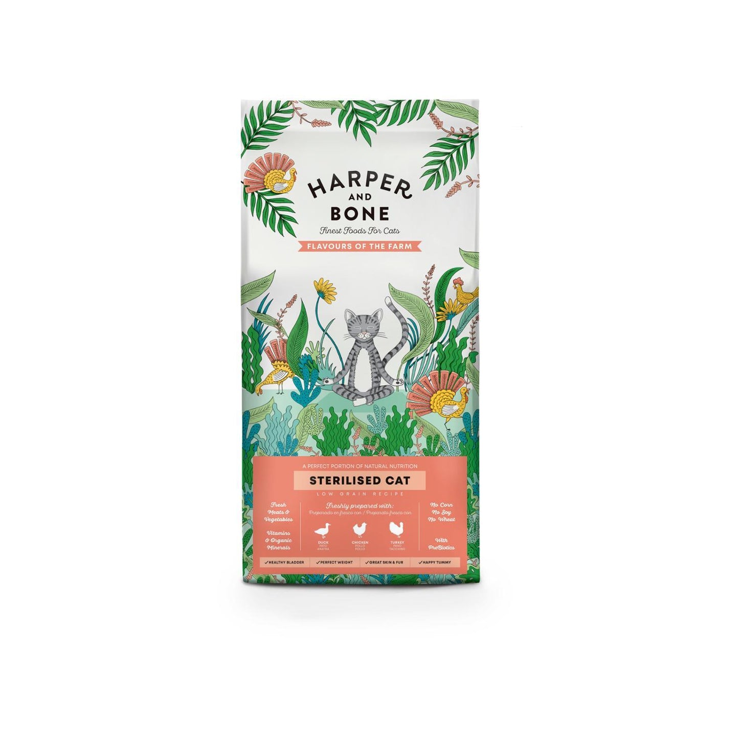 HARPER & BONE Sterilised CAT Flavours Farm