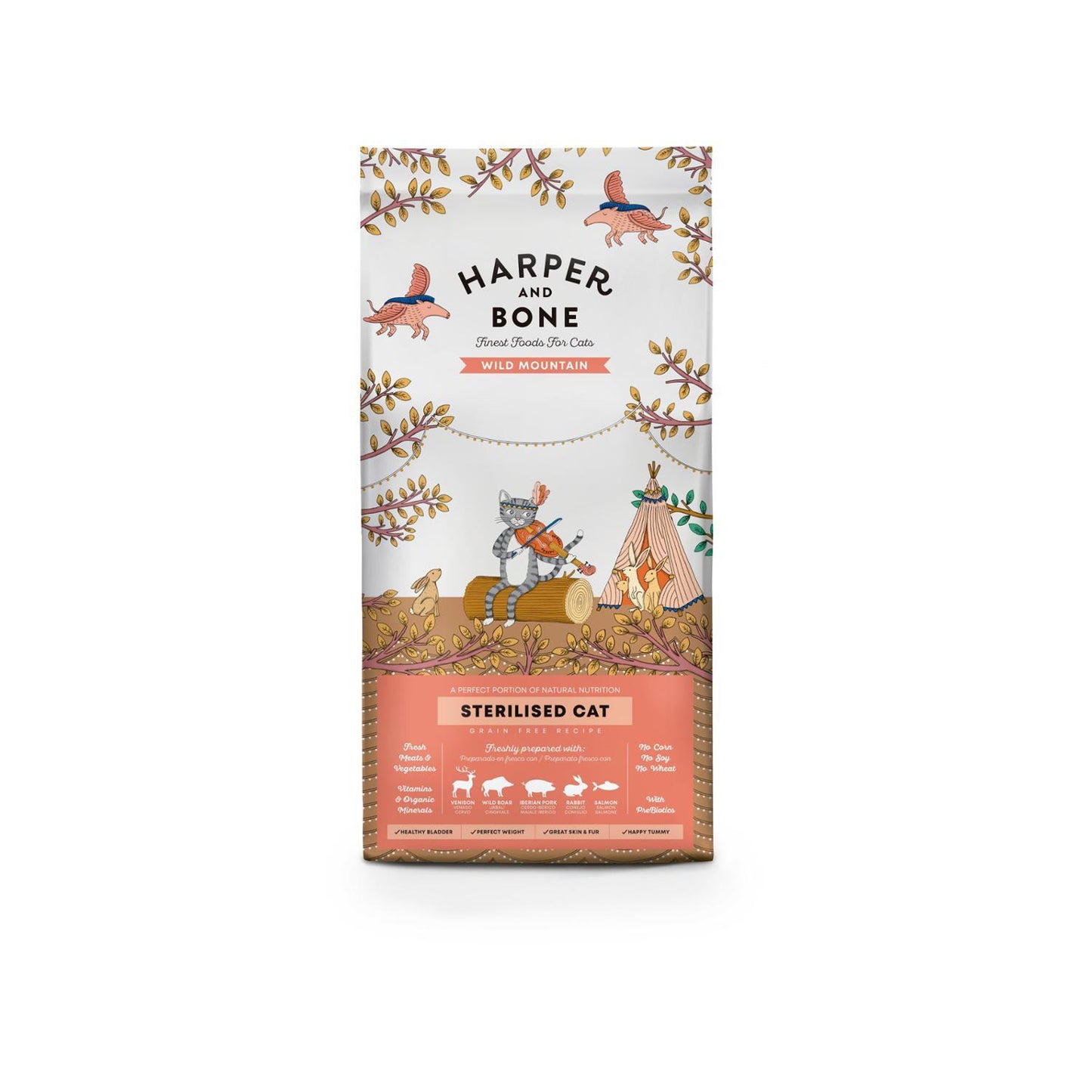 HARPER & BONE Sterilised CAT Wild Mountain 2kg