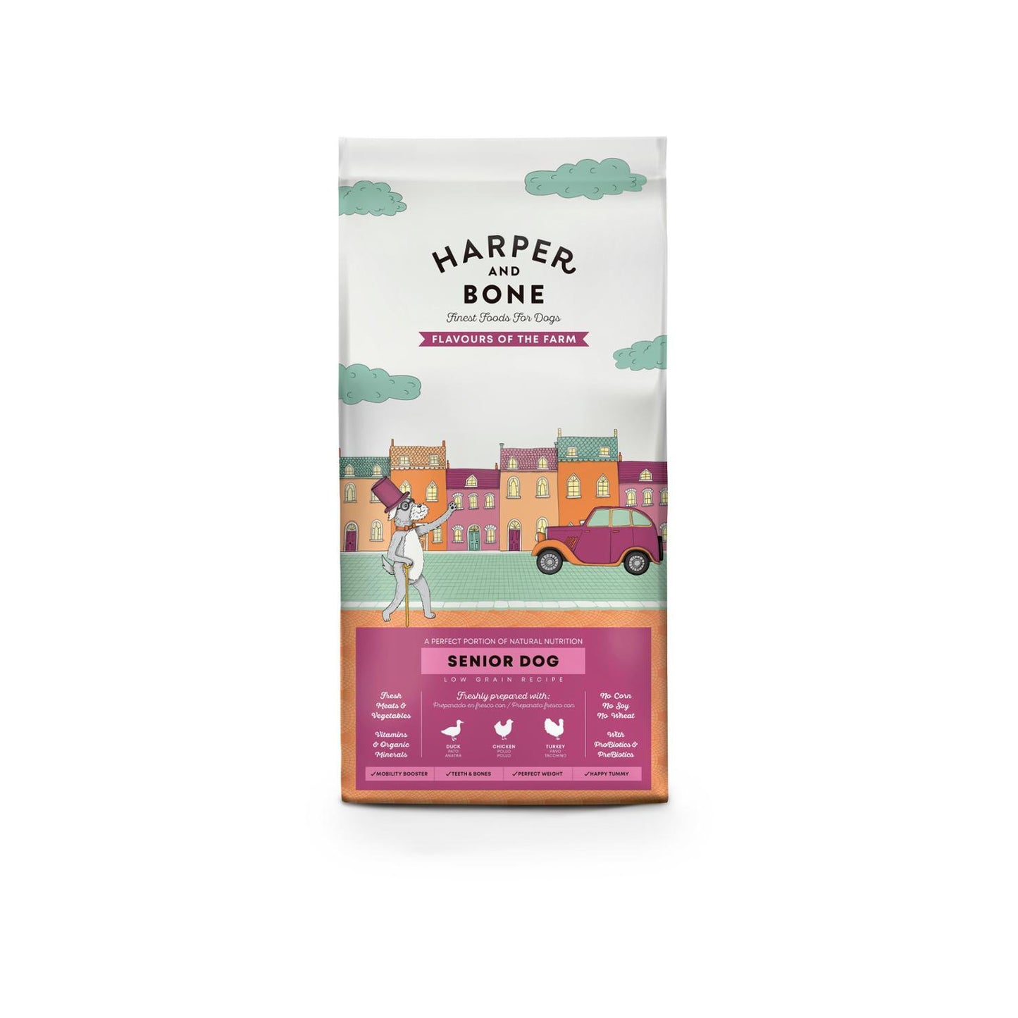 HARPER & BONE Senior Light Flavours Farm 12kg
