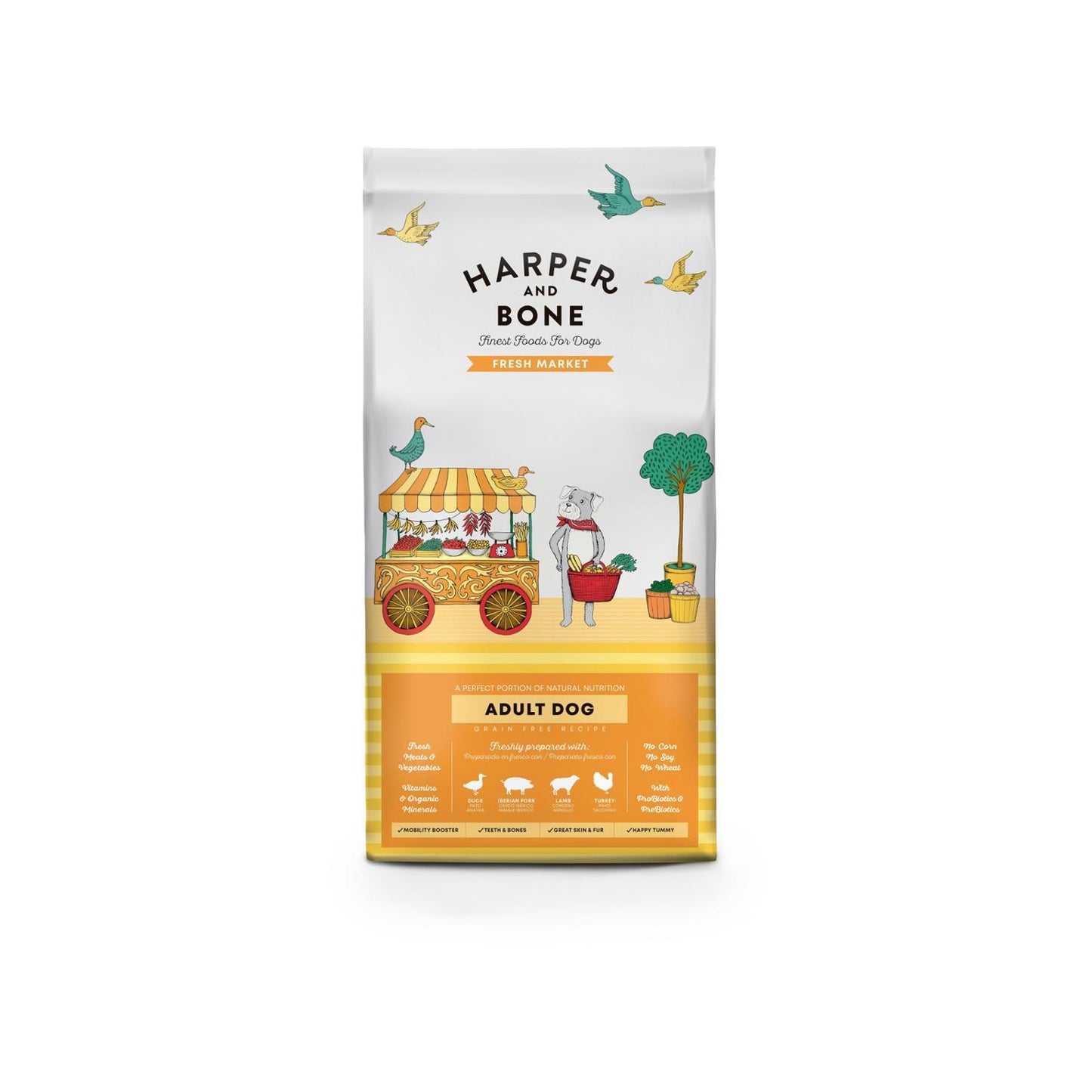 HARPER & BONE Adult Medium Large Fresh Market