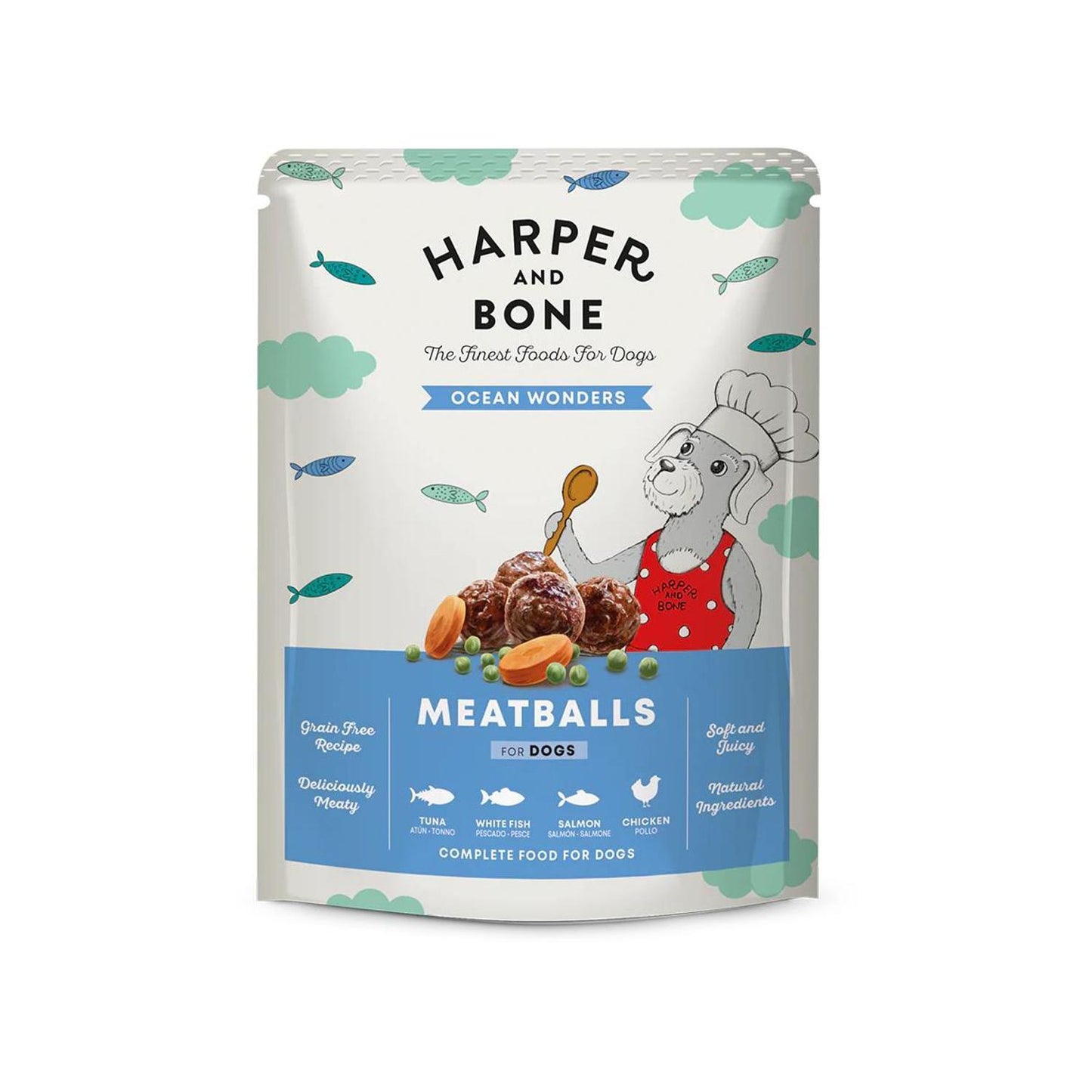 HARPER & BONE Dog Meatballs Ocean Wonders 300gr ΛΗΞΗ 11/12/25