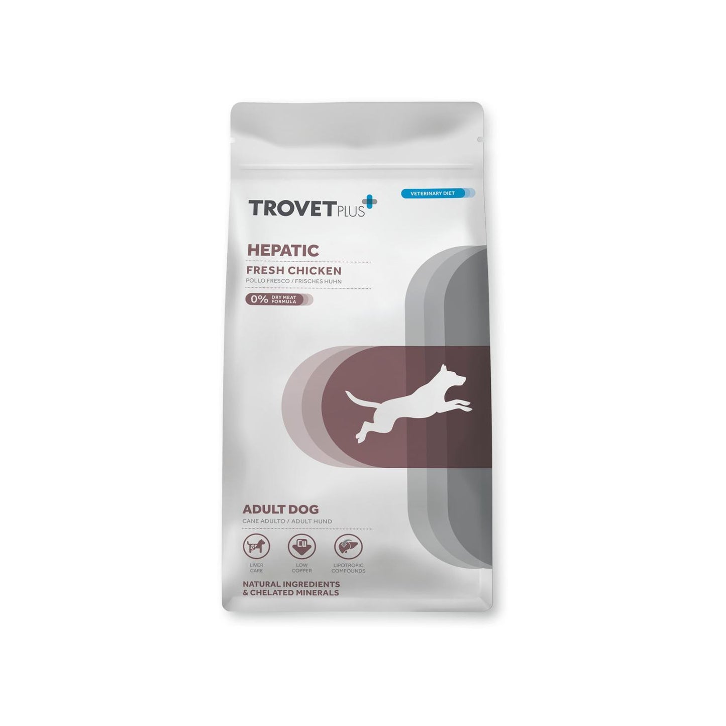 TROVET PLUS Adult Dog Hepatic Fresh Chicken 3kg