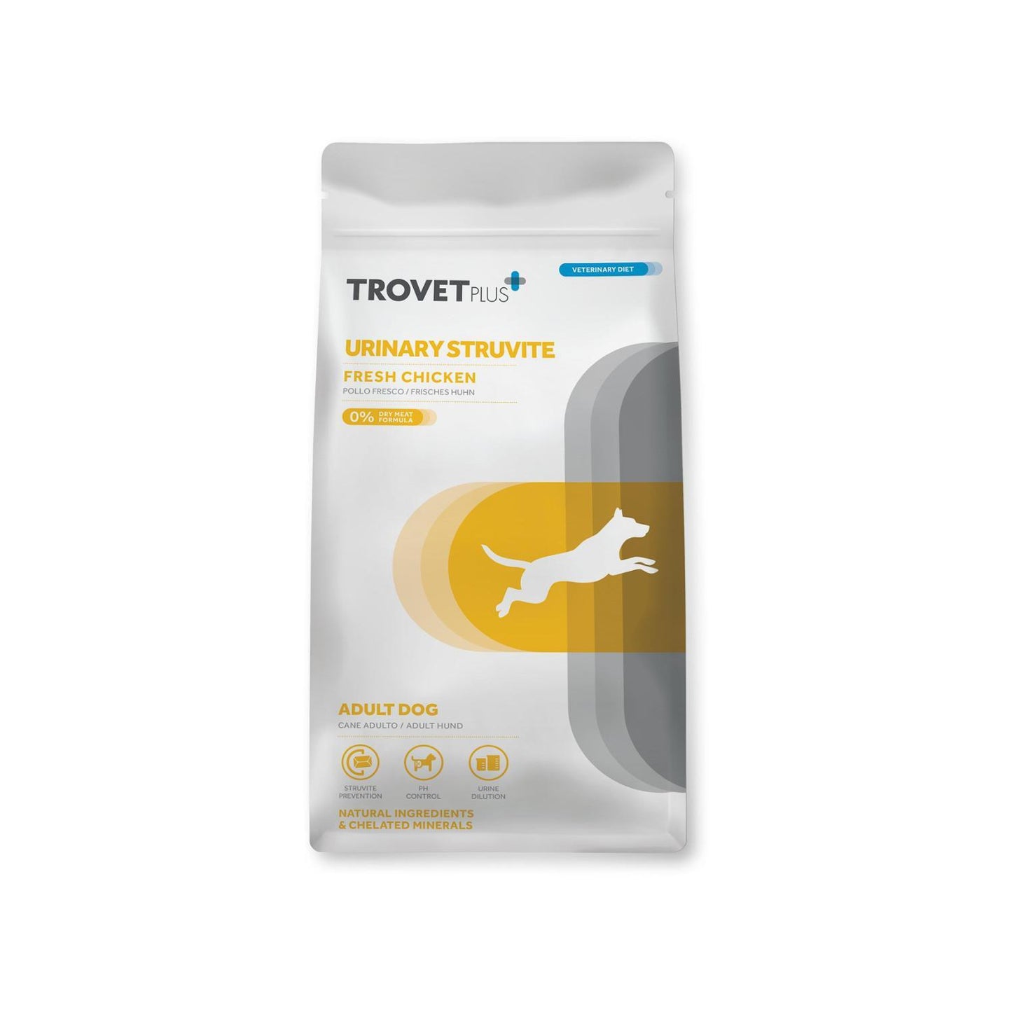TROVET PLUS Adult Dog Urinary Struvite Fresh Chicken 3kg