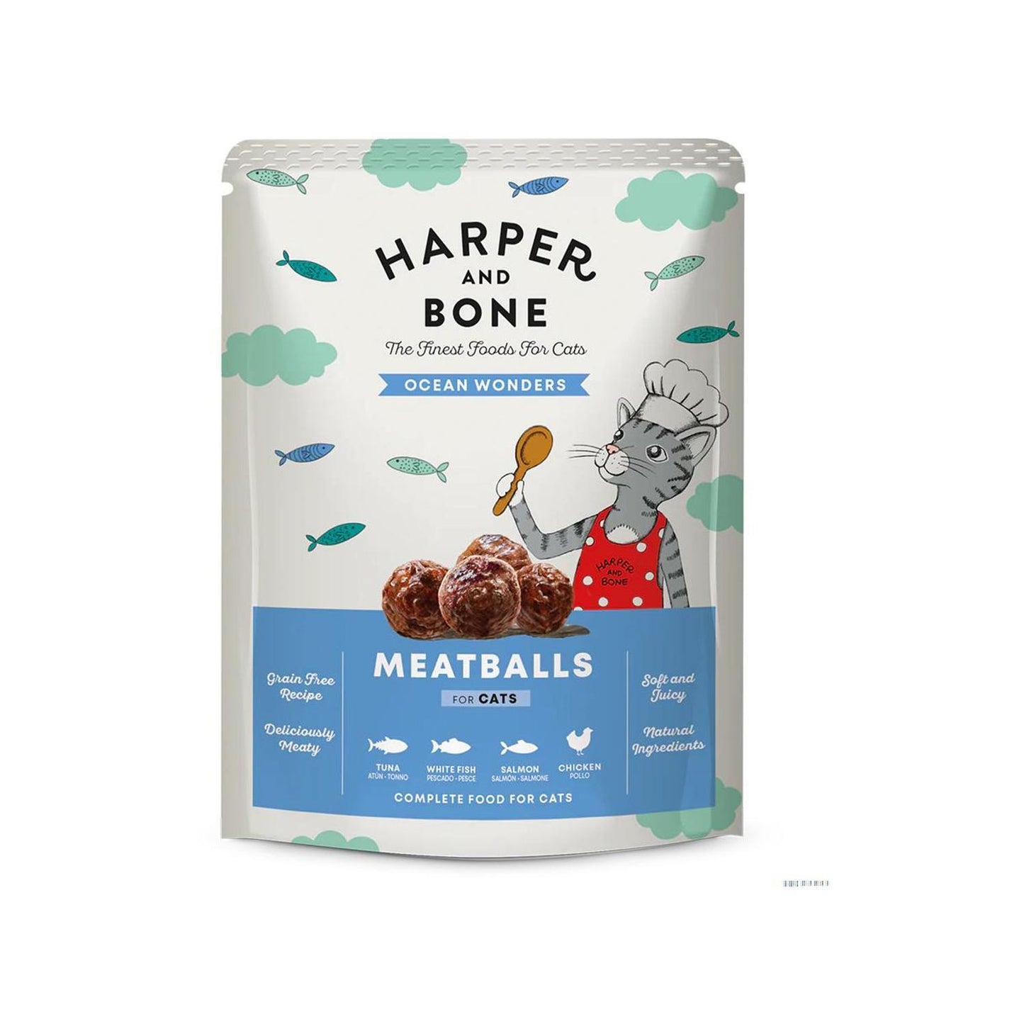 Harper & Bone Cat Meatballs Ocean Wonders 85gr