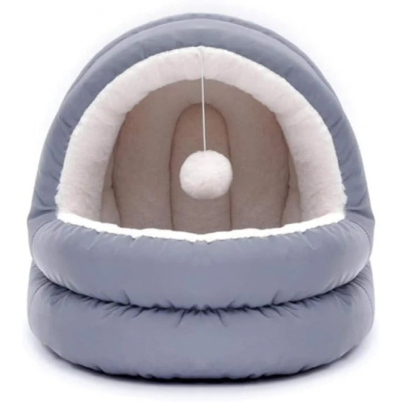 ZEZE B79414 Pet Bed Classic Mongolian Yurt Grey Ecru 42x40x38cm