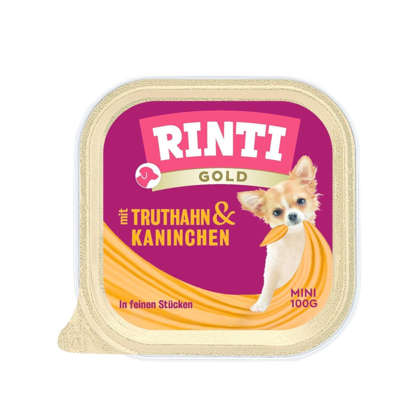 Rinti Gold Mini με γαλοπούλα & κουνέλι 100g