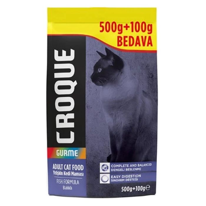 Croque Adult Cat Gourmet Fish 600gr