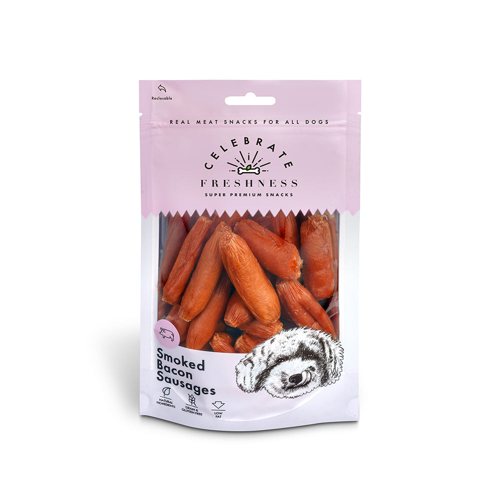 CELEBRATE GRAIN FREE SMOKED BACON SAUSAGES