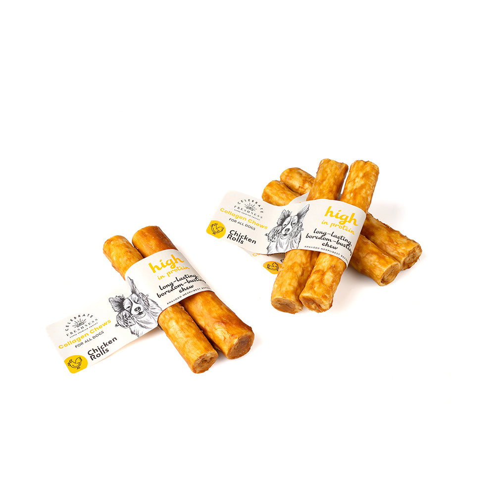CELEBRATE COLLAGEN CHICKEN ROLLS 2pcs 12.5cm