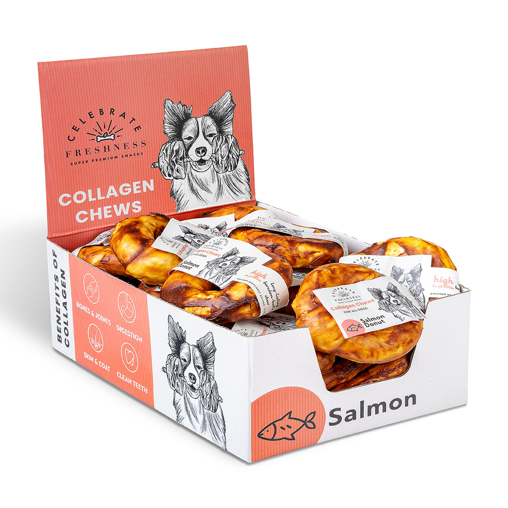 CELEBRATE COLLAGEN SALMON DONUT 1pcs 10cm