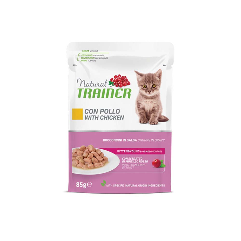 TR. Natural Kitten Κοτόπουλο 1,5kgr + 2 x 85gr pouches