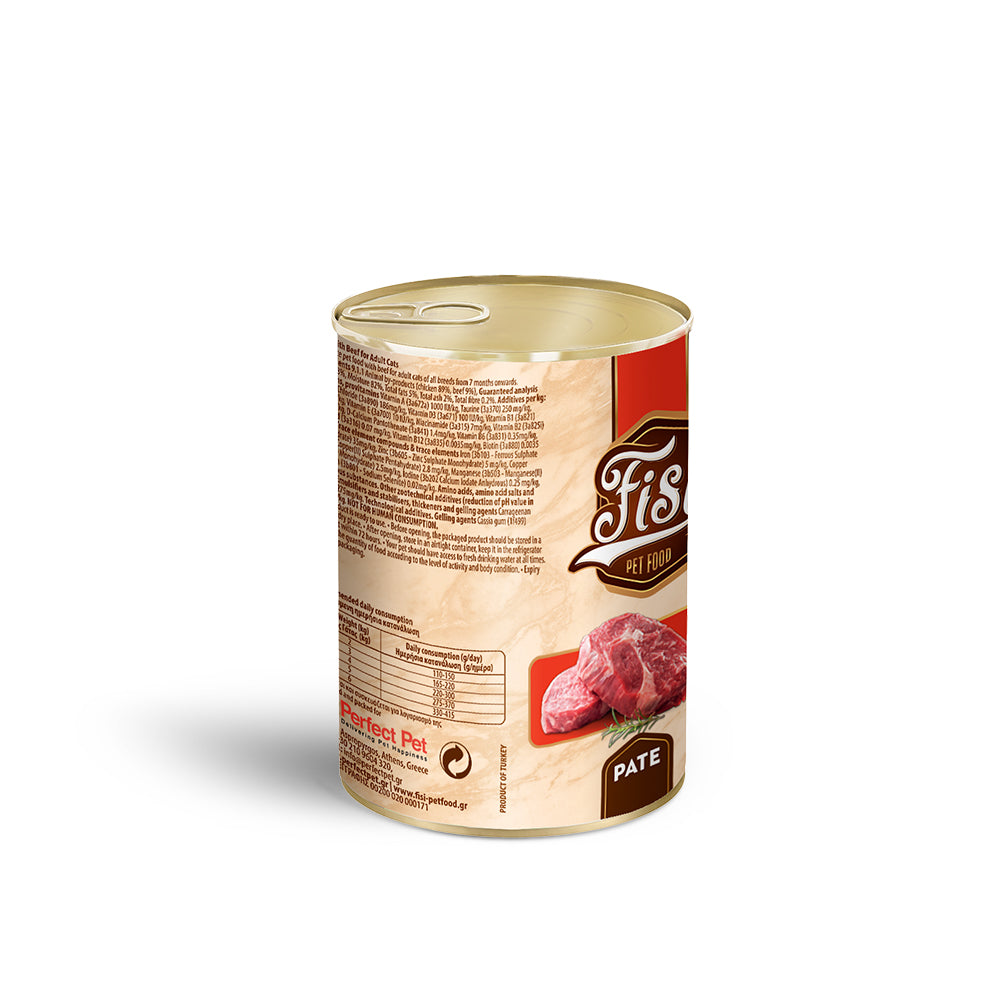FISI CAT ADULT ΒΟΔΙΝΟ ΠΑΤΕ 400gr