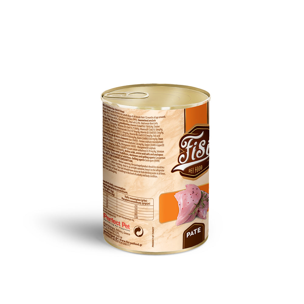 FISI DOG ADULT ΚΟΤΟΠΟΥΛΟ ΠΑΤΕ 400gr