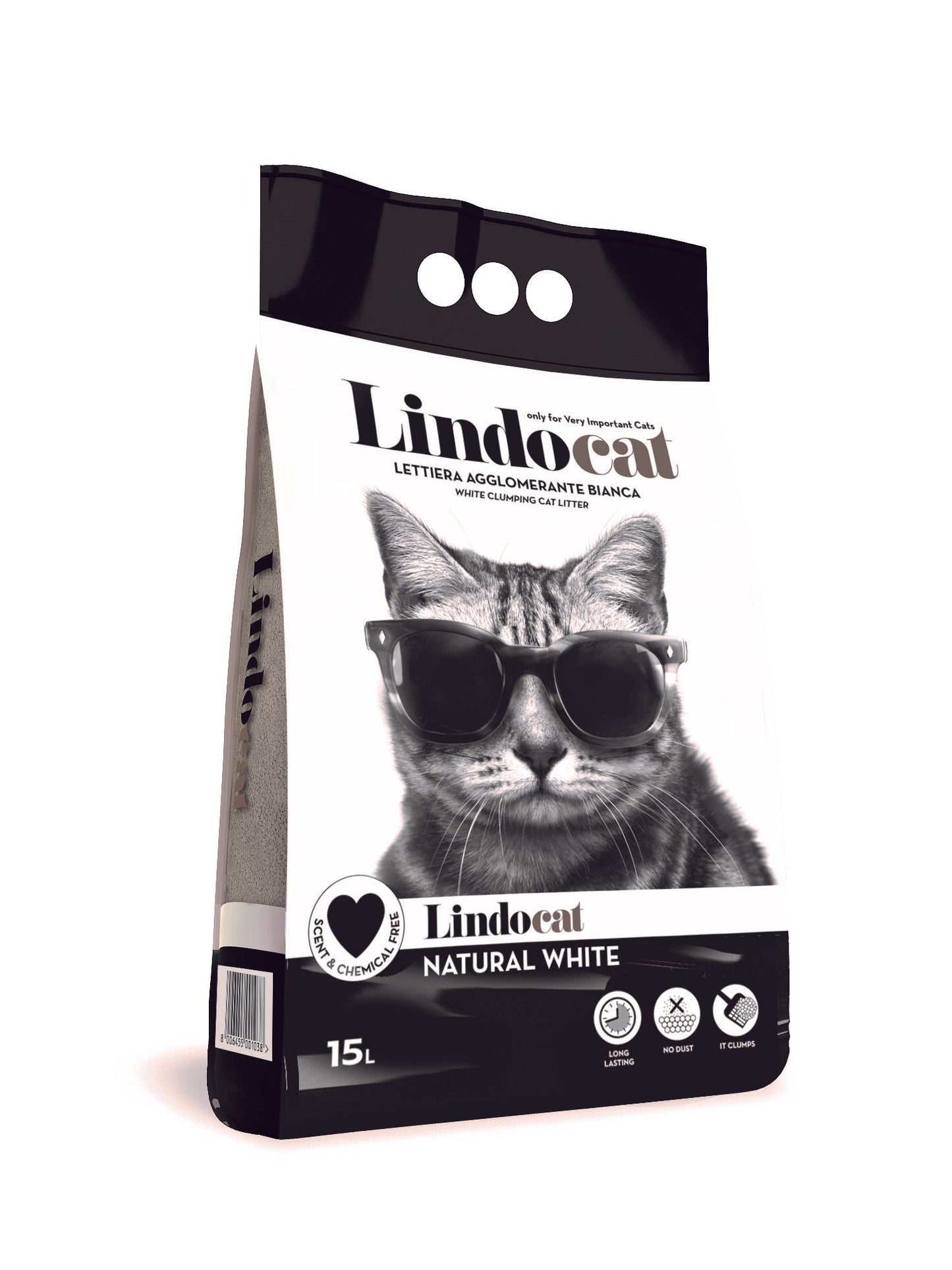 LINDOCAT - CLUMPING NATURAL WHITE 15L