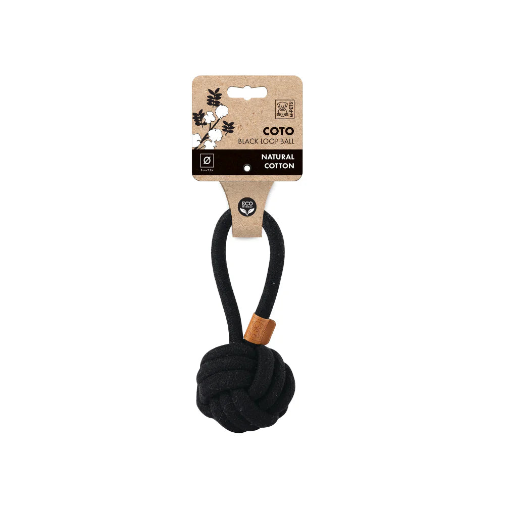 M-PETS Coto Black Loop Ball