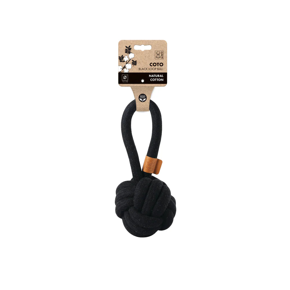 M-PETS Coto Black Loop Ball