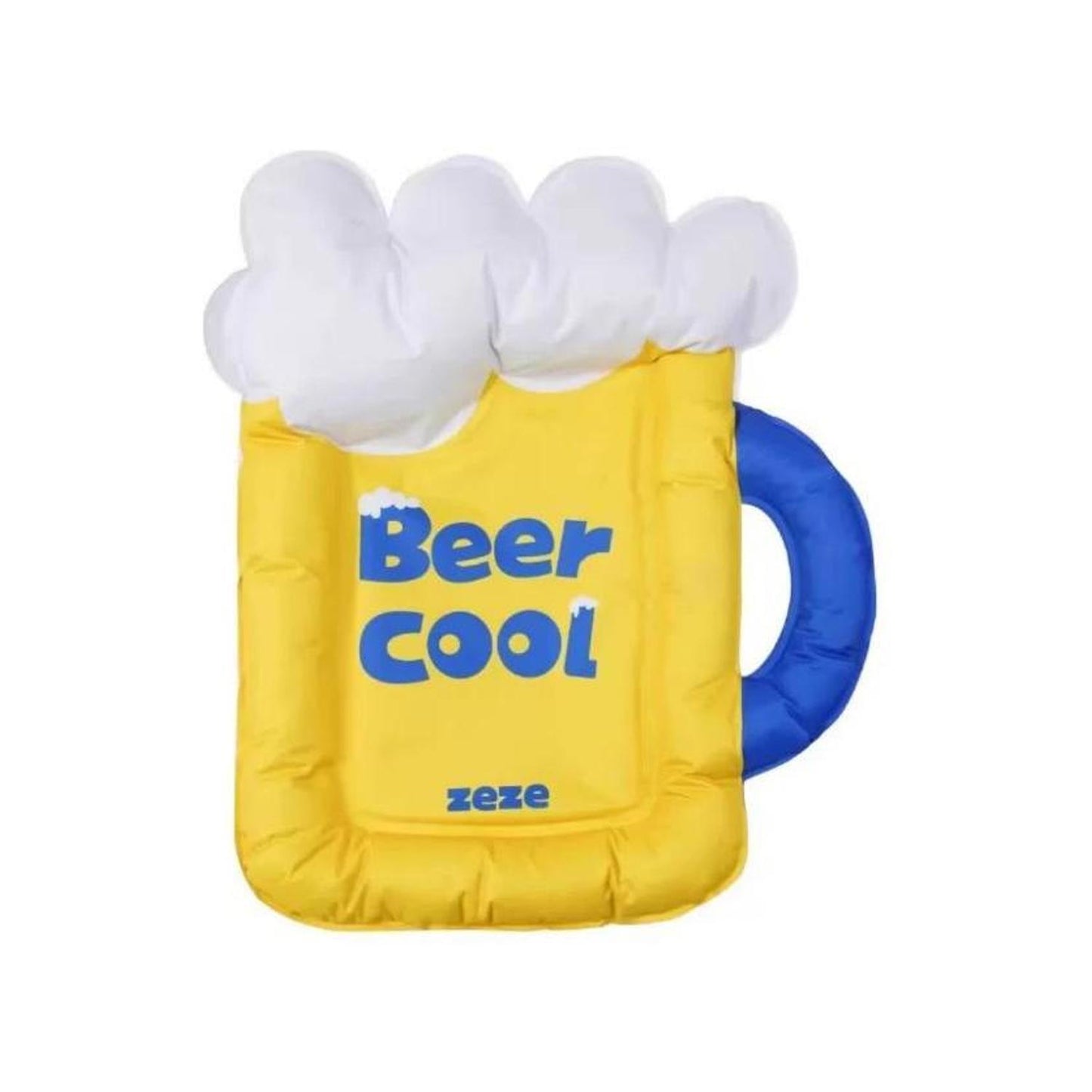 Z1B00052 Pet Cooling Mat Colorful Beer Yellow 64x51x6cm