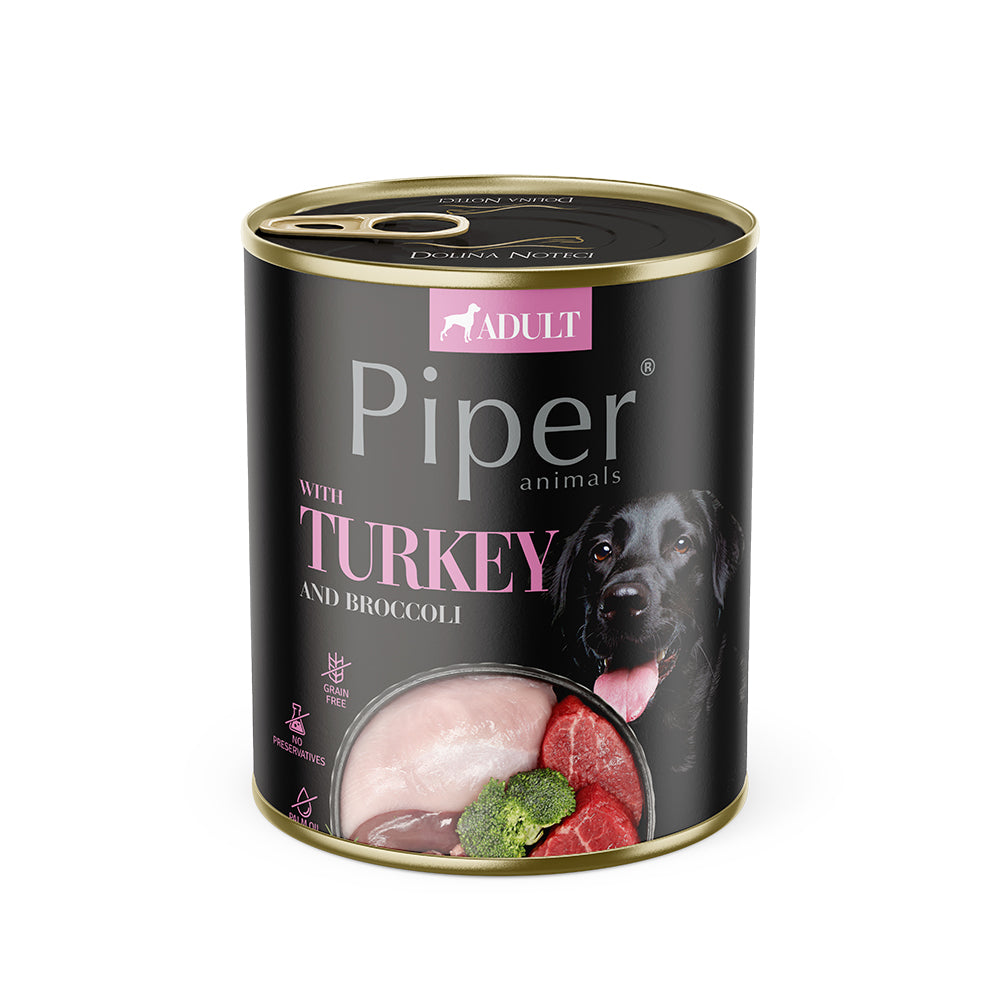 PIPER Adult Γαλοπούλα & Μπρόκολο 800gr