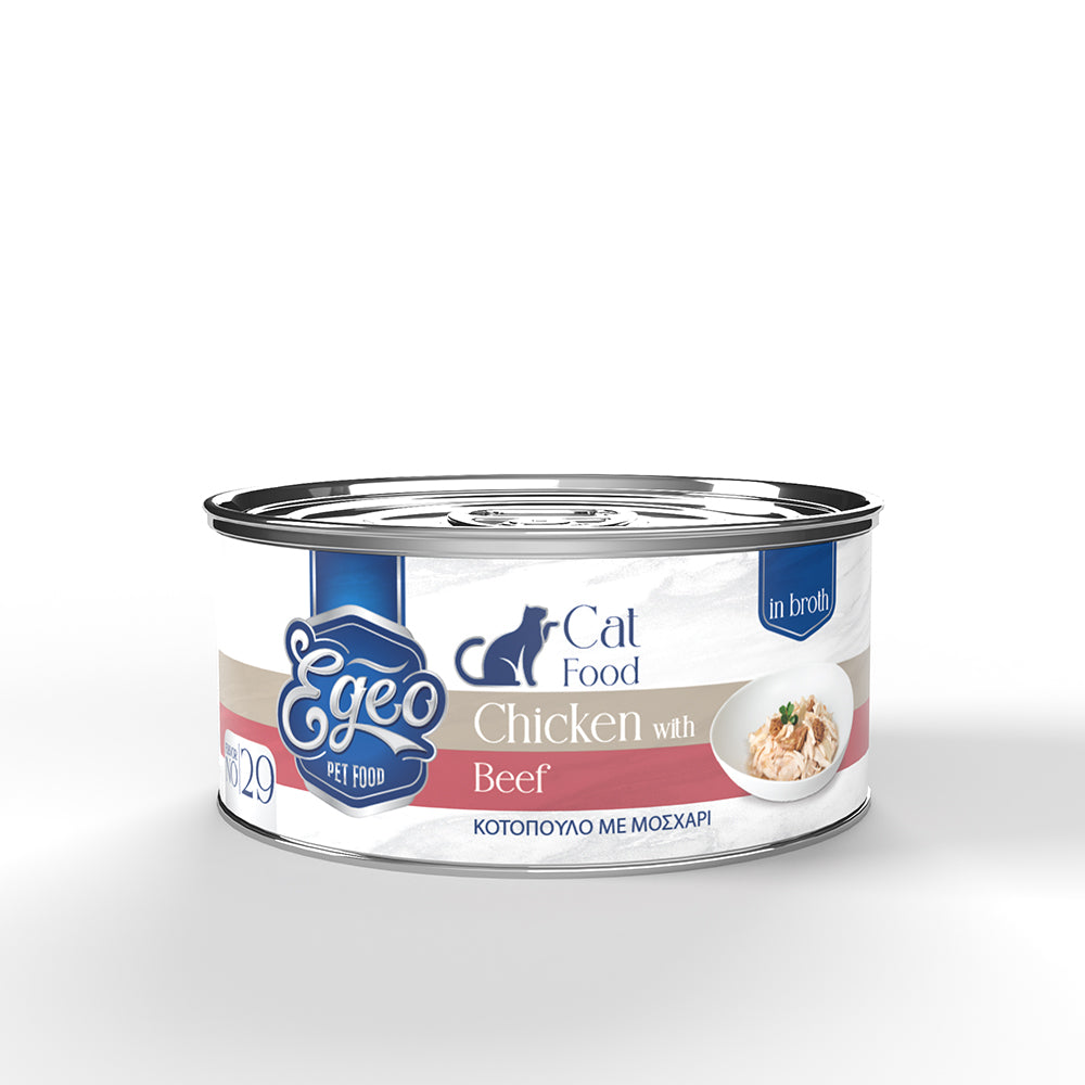 EGEO No29 Adult Κοτόπουλο με Μοσχάρι σε Ζωμό 70gr