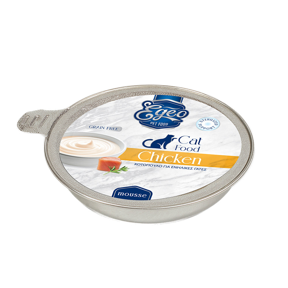 EGEO Cat Adult Κοτόπουλο σε μους 50gr
