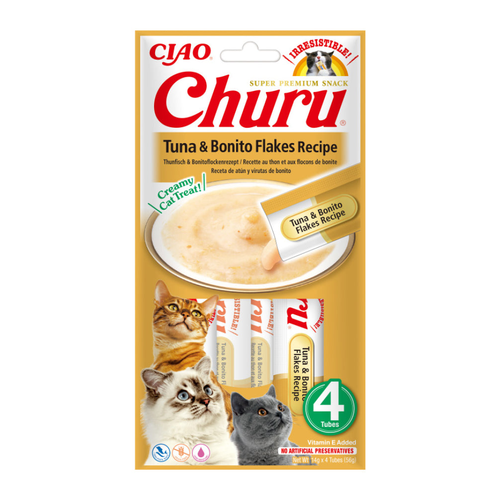 CHURU CAT TUNA & BONITO FLAKES 56gr