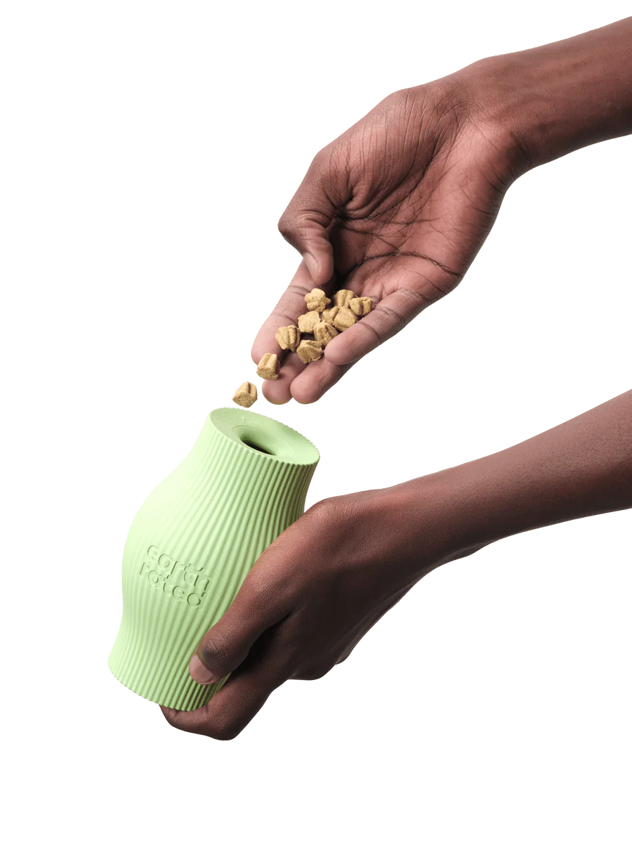 EARTH RATED Treat Toy - Green Rubber L
