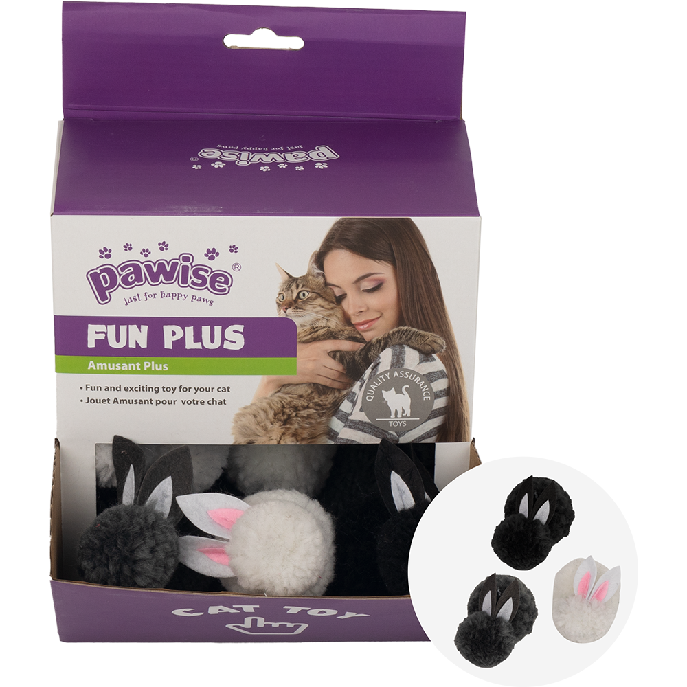 PW Παιχνίδι Γάτας Fun Box Rabbit Ball