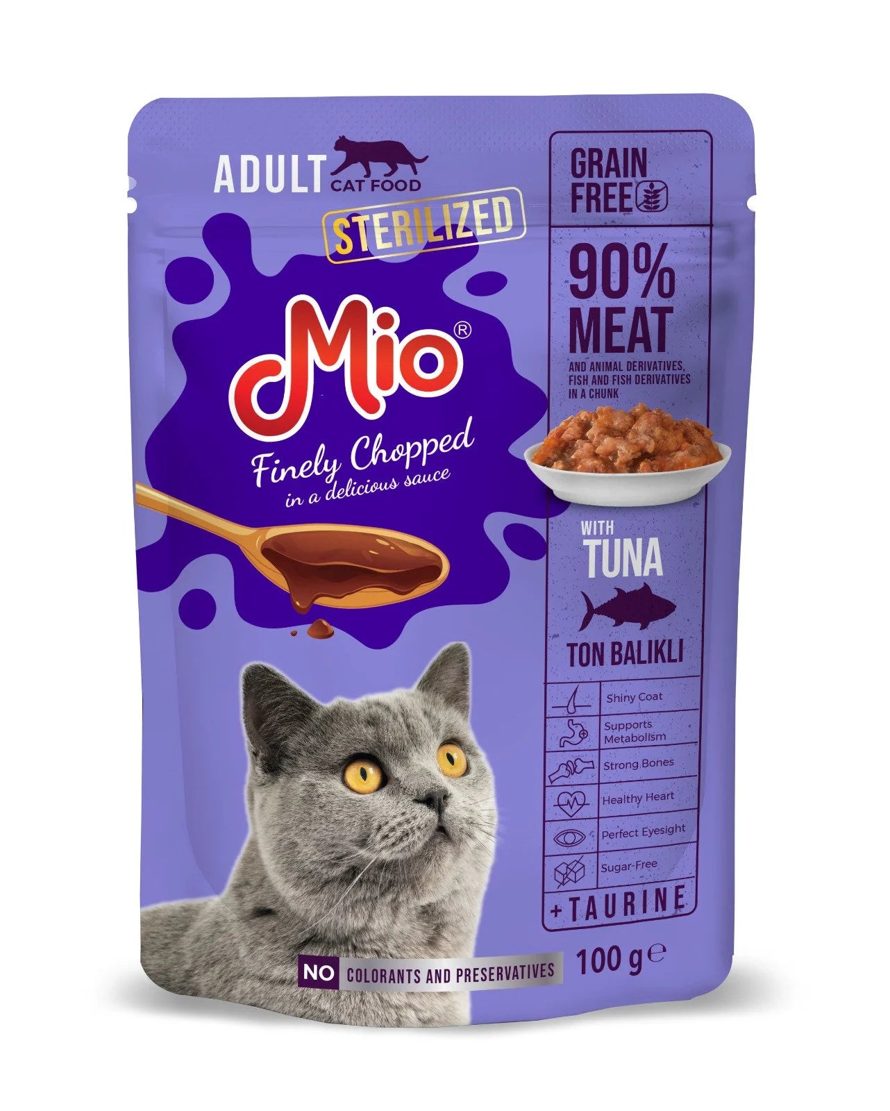 MIO Cat Pouch sterilized Τόνος 100gr