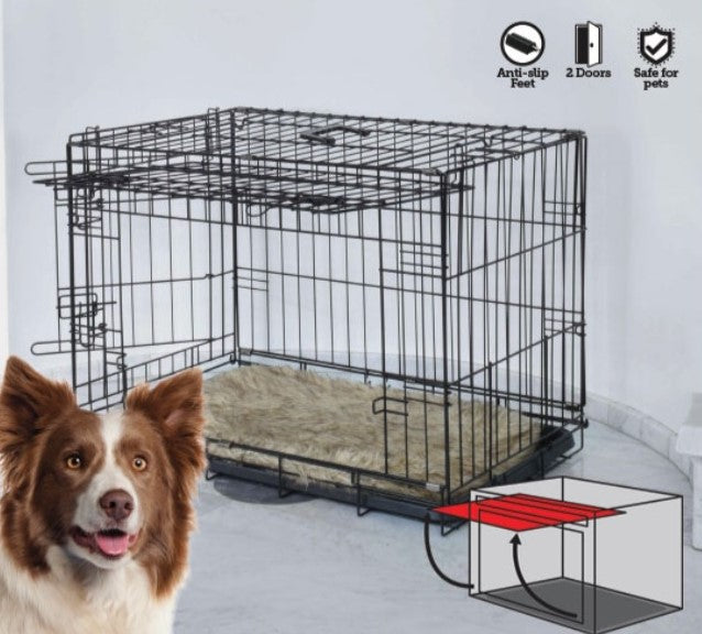 WIRE CRATE ME 2 ΠΟΡΤΕΣ L 91Χ56Χ63  90712