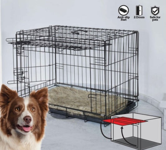 WIRE CRATE ME 2 ΠΟΡΤΕΣ L 91Χ56Χ63  90712