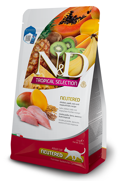 N&D CAT TROPICAL SELECTION CHICKEN NEUTERED 300 gr