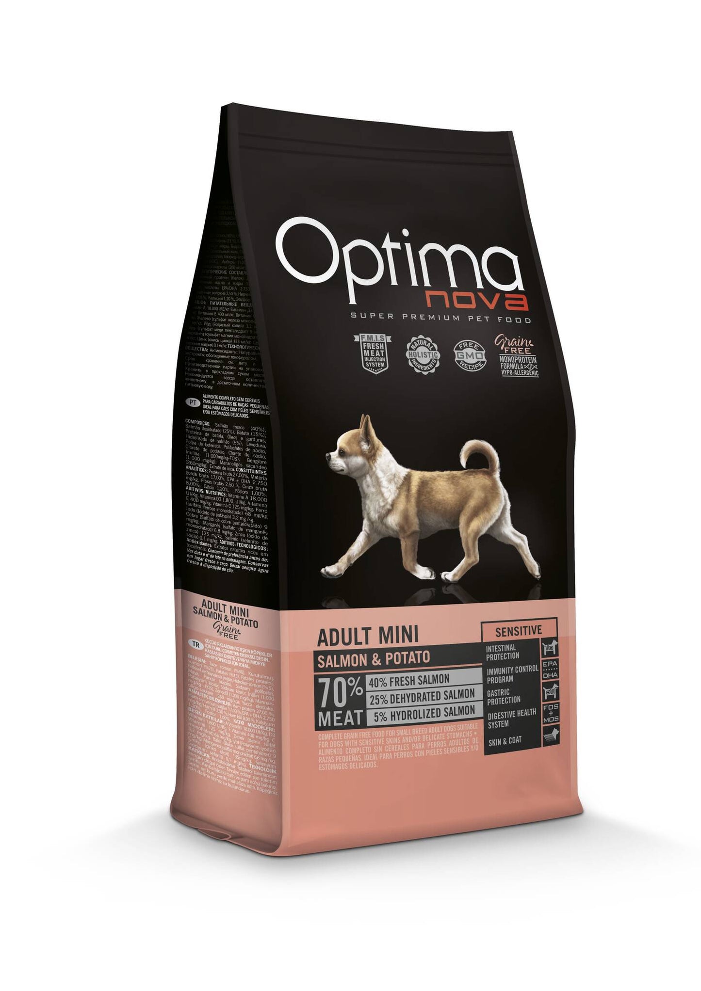Optima Nova Adult Mini Sensitive Salmon & Potato 2kg