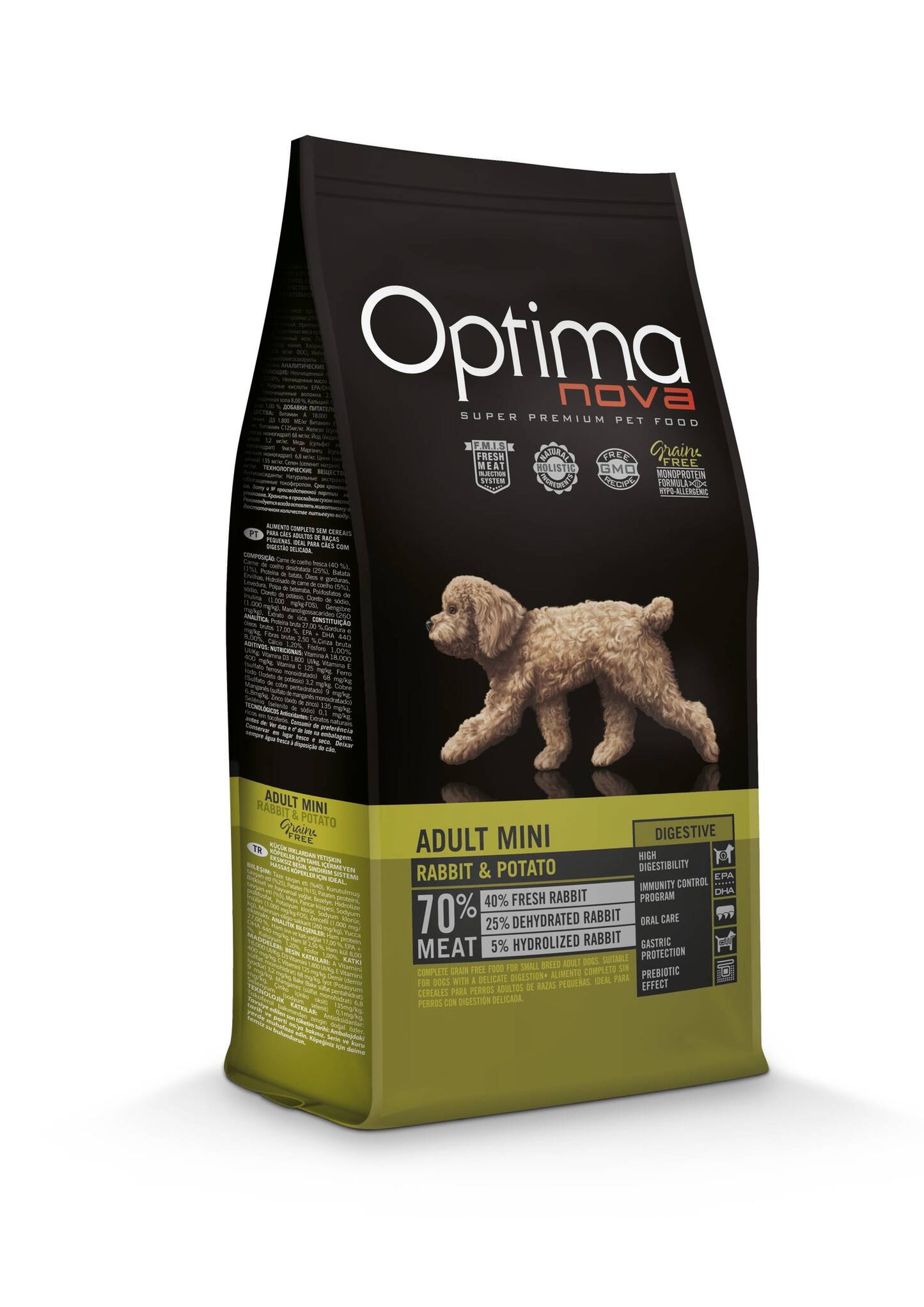 Optima Nova GRAIN FREE Adult Mini Digestive Rabbit & Potato