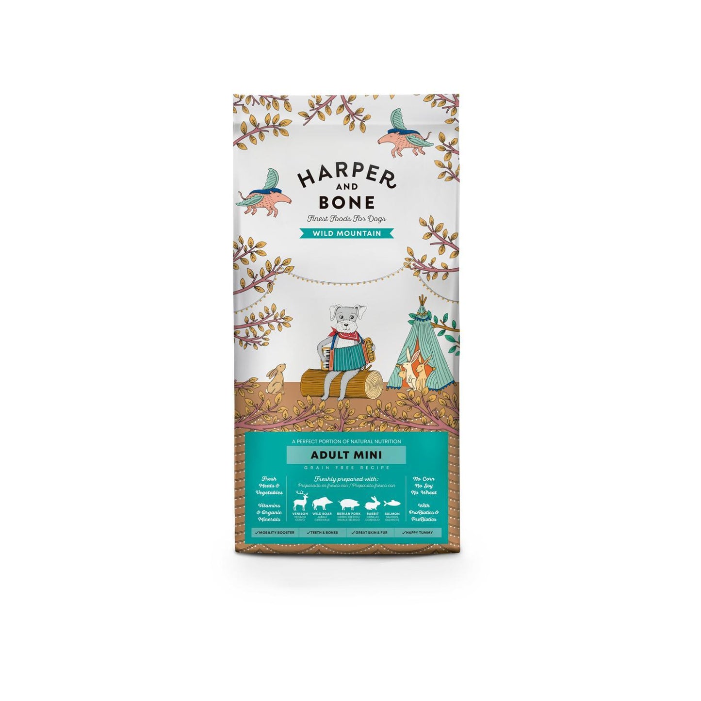 HARPER & BONE Adult DOG Mini Wild Mountain 2kg