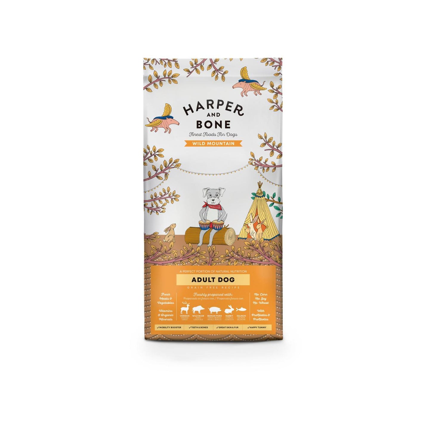HARPER & BONE Adult Medium Large Wild Mountain 2kg