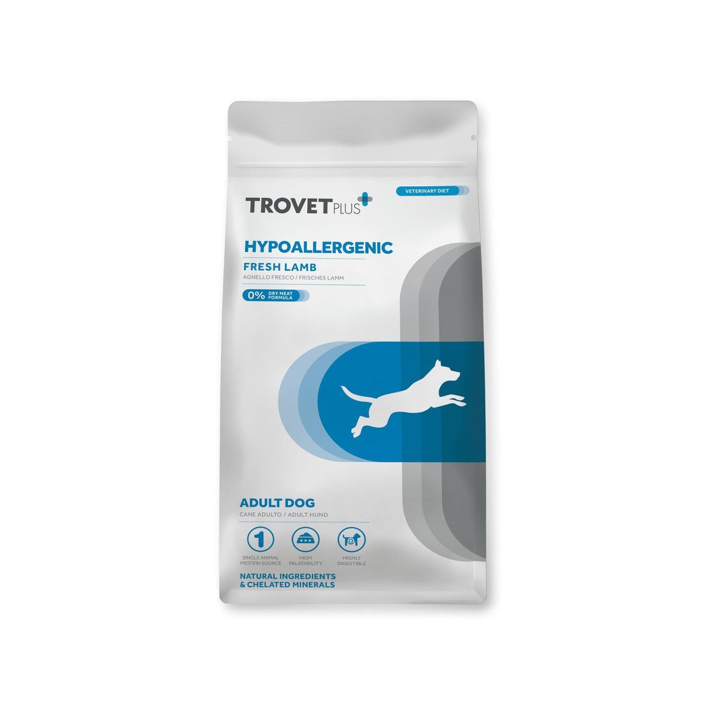 TROVET PLUS Adult Dog Hypoallergenic Fresh Lamb 3kg