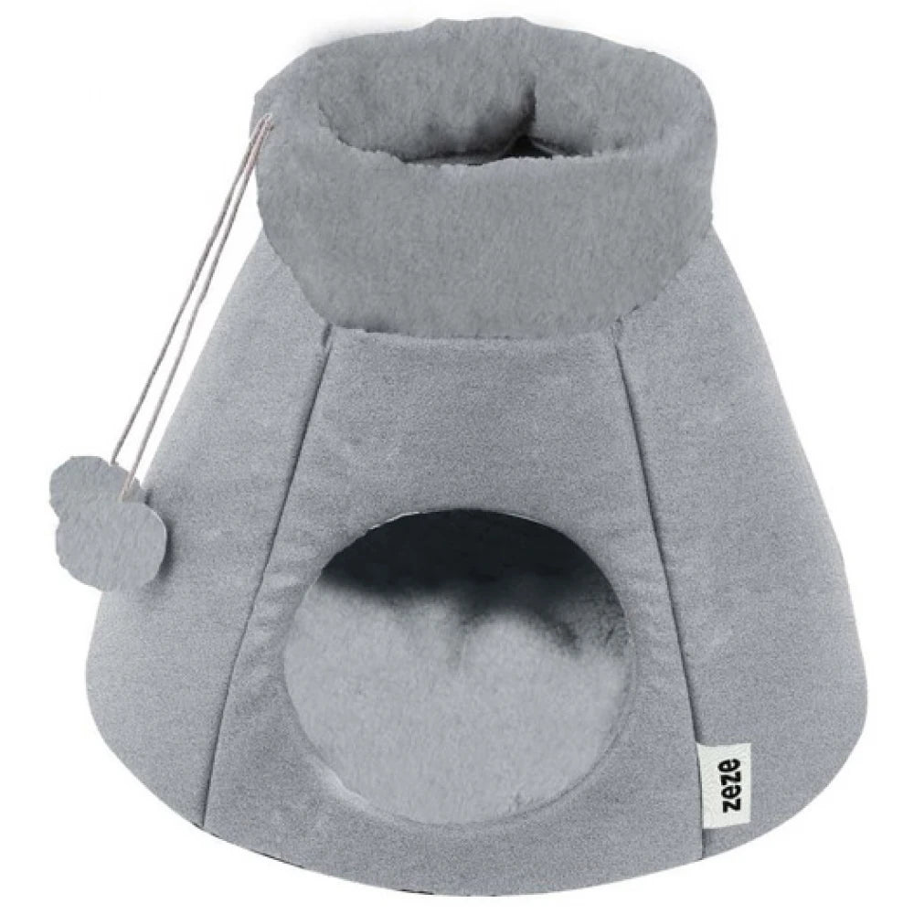 ZEZE TM222067 Pet Bed Gray House 54x54x41cm