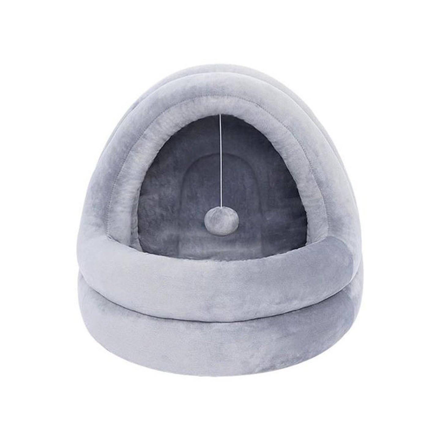 B78997 Pet Bed Classic Mongolian Yurt Grey 42x40x38cm