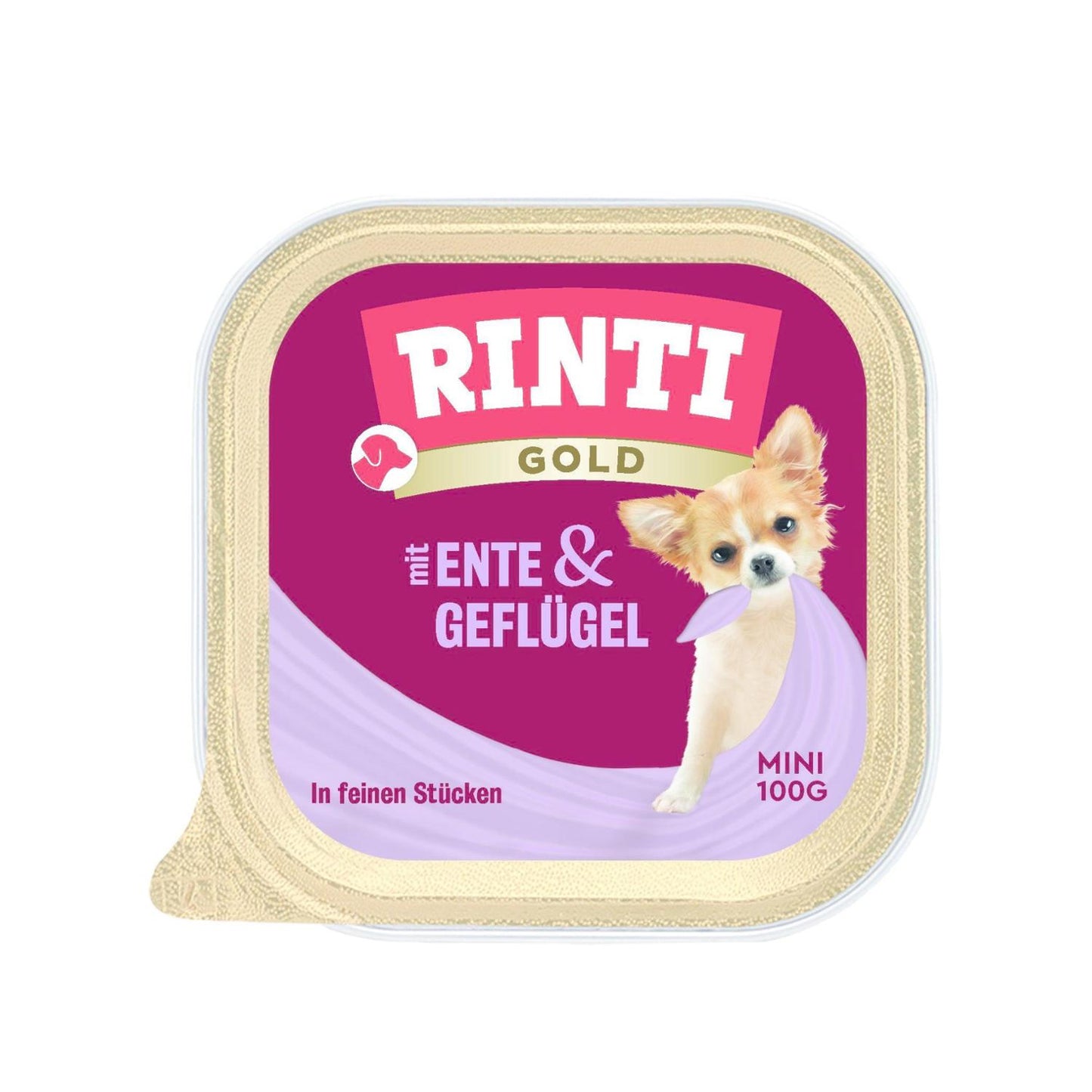 Rinti Gold Mini με πάπια και πουλερικά 100g