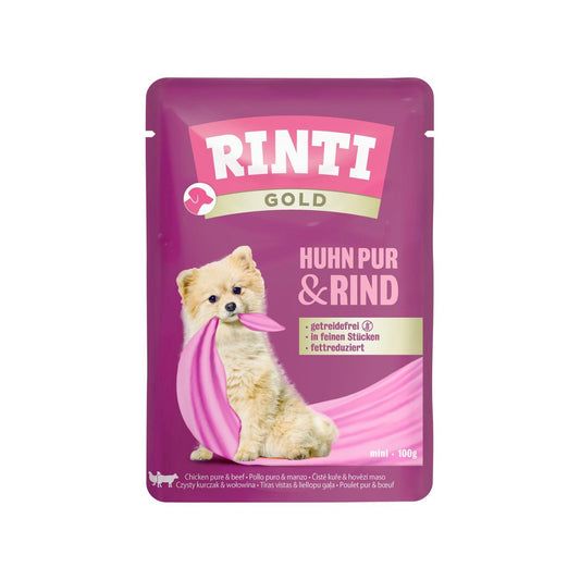 RINTI GOLD CHICKEN PURE & BEEF 100g