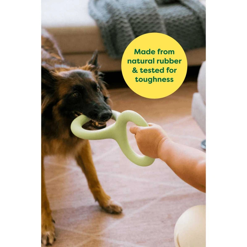Earth Rated TUG TOY – GREEN RUBBER LARGE