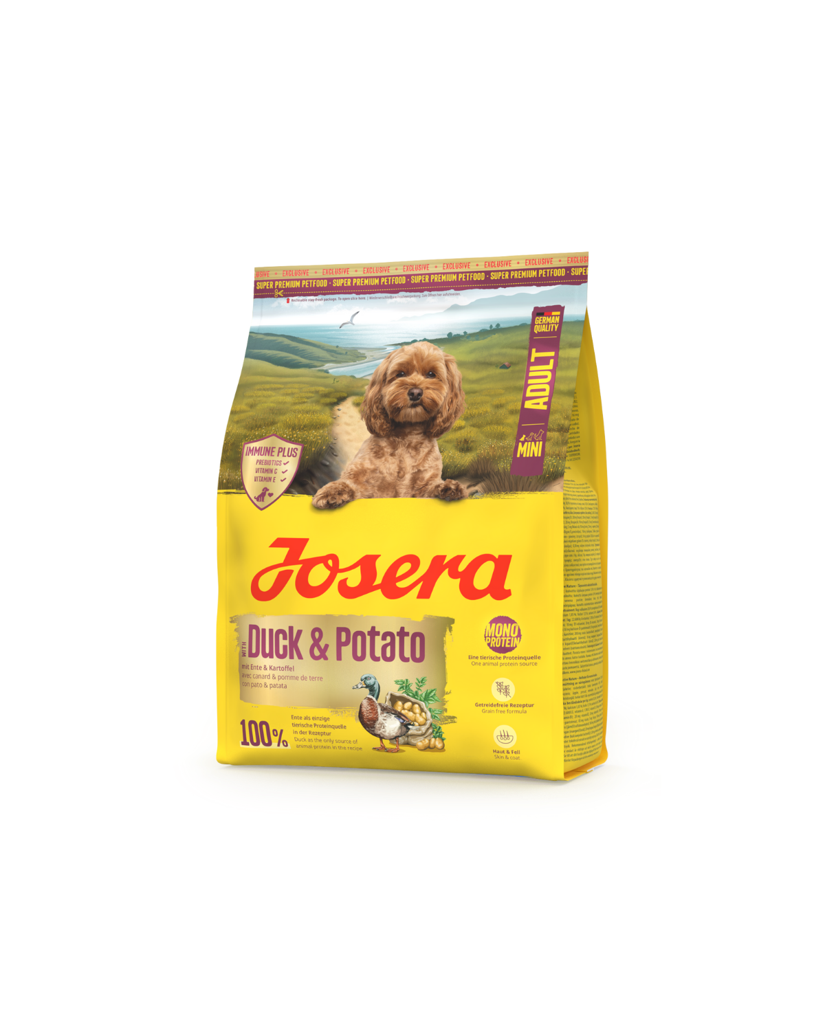 Josera Gluten & Grain free Mini Duck & Potato 3kg